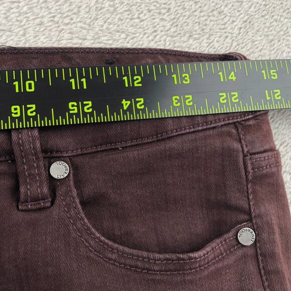 Liverpool Women Jeans Size 6/28 Slim Fit High Rise Ankle Skinny Leg Brown Casual - Picture 5 of 16
